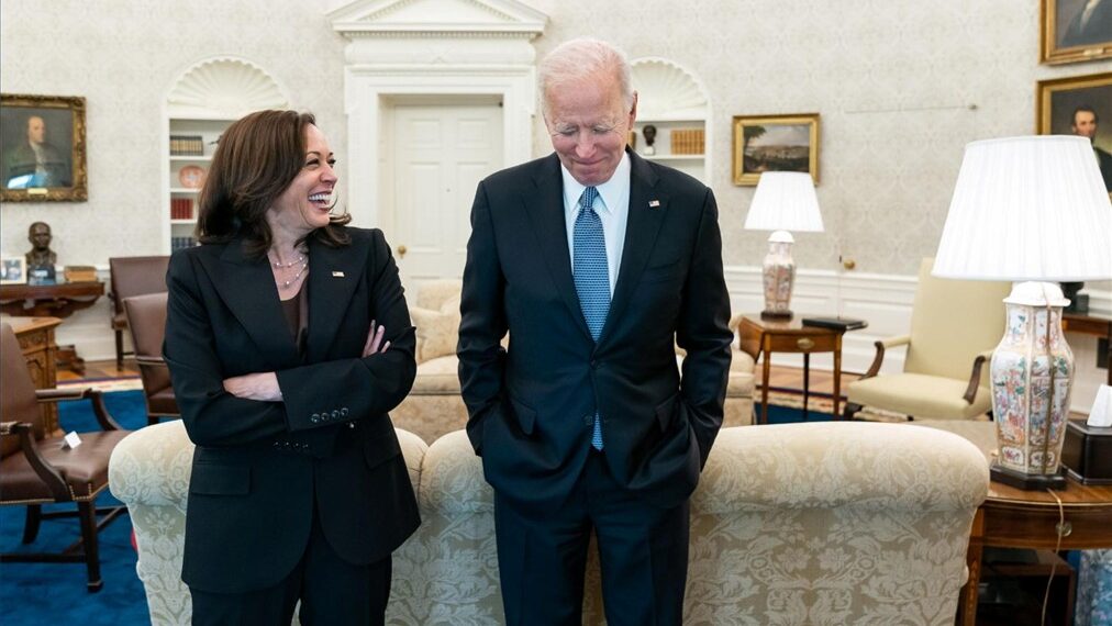 La vicepresidenta Kamala Harris (izq.) y el presidente Joe Biden (der.). Foto: FB/@joebiden.