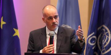 El embajador de la Unión Europea en Honduras, Jaume Segura, en una fotografía de archivo. EFE/Gustavo Amador