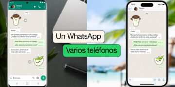 WhatsApp ha anunciado este martes una mejora en la función multidispositivo introduciendo la posibilidad de que un usuario pueda iniciar sesión con la misma cuenta en varios teléfonos móviles. EFE