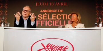 El delegado general del festival, Thierry Frémaux, y la presidenta del festival de Cannes, Iris Knobloch. EFE/EPA/TERESA SUAREZ