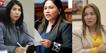Congresistas María Cordero Jon Tay, Heidy Juárez, Magaly Ruiz, entre otros que fueron denunciados por 'mocha sueldos'. (Foto: Infobae)