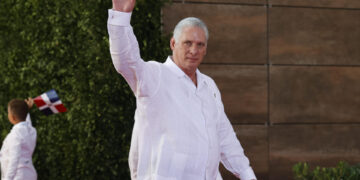 Fotografía fechada el 25 de marzo de 2023 del presidente de Cuba, Miguel Díaz-Canel. EFE/ Mauricio Dueñas Castañeda