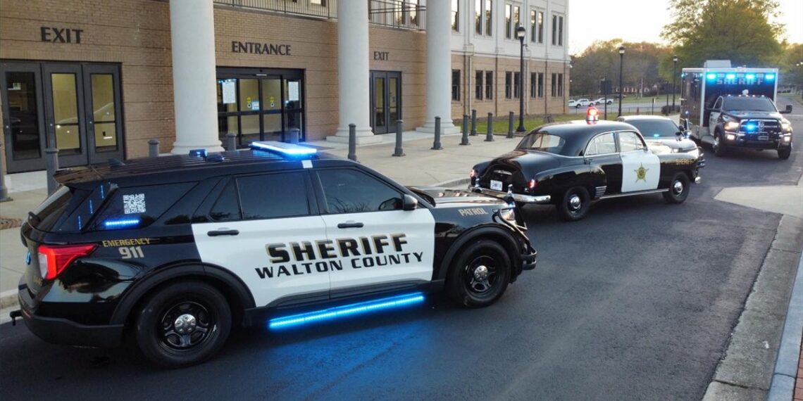 Patrulleros de la Oficina del Sheriff del Condado de Walton. Foto: FB/Walton County GA Sheriff's Office