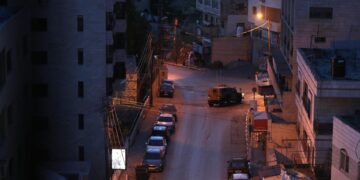 Tropas israelíes en una operación en la ciudad cisjordana de Naplus, el 11 de mayo de 2023. EFE/EPA/ALAA BADARNEH