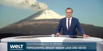A medios extranjeros les cuesta pronunciar Popocatépetl. Fuente: Especial