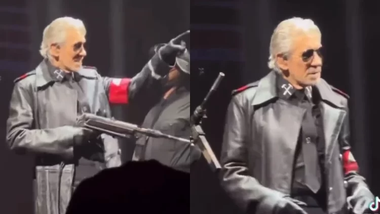 El cofundador de Pink Floyd está siendo investigado por la policía de Berlín por “incitar al odio” con su performance (Reporte Índigo)