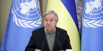 Fotografía de archivo del secretario general, António Guterres. EFE/EPA/SERGEY DOLZHENKO