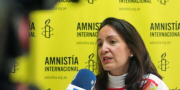 Foto de archivo de la directora ejecutiva de Amnistía Internacional en Perú, Marina Navarro. EFE / Stringer