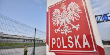 16/08/2022 August 16, 2022, Krakovets, Ukraine: A border post with an image of the Eagle (coat of arms of Poland) and the inscription Poland at the checkpoint of the Ukrainian-Polish border ''Krakovets - Korchova'' near the village of Krakovets in the Lviv region, After the reconstruction, which began in June, the checkpoint ''Krakovets'' on the Ukrainian-Polish border became fully operational. It was equipped with new lanes for crossing the border by cars, increased the number of lanes for trucks, and created pavilions for passing customs and passport control of bus passengers. The reconstruction was carried out as part of the ''Open Border'' project at the expense of the Polish government.
POLITICA 
Europa Press/Contacto/Pavlo Palamarchuk
