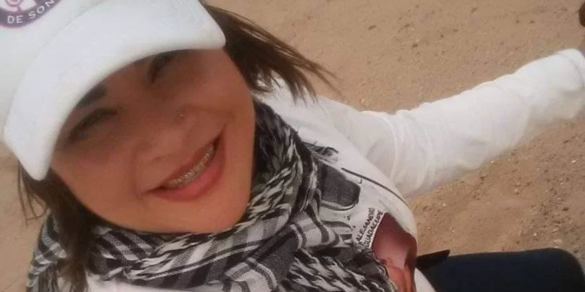 Localizan "sana y a salvo" a Yesenia Durazo, madre buscadora reportada como desaparecida. Foto de Twitter Cecy Flores