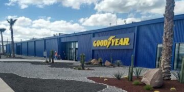 Una planta de servicio de Goodyear en San Luis de Potosí, México. Foto: Facebook/Goodyear Planta San Luis Potosi.