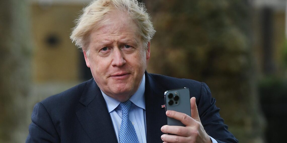 El ex primer ministro británico Boris Johnson en mayo de 2022. EFE/EPA/ANDY RAIN
