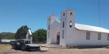 Ataque armado contra capilla en Guachochi, Chihuahua. Foto de Ríodoce / Archivo