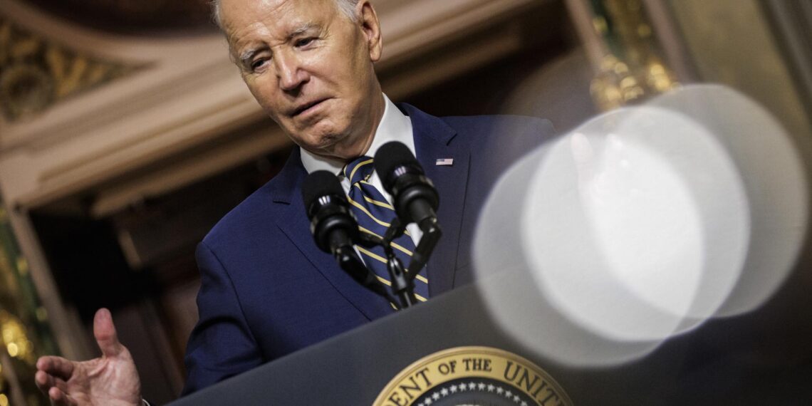 Fotografía del presidente de EE.UU., Joe Biden. EFE/EPA/SAMUEL CORUM / POOL