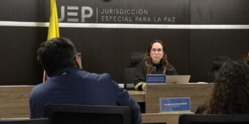Jurisdicción Especial para la Paz en Colombia en sesión. / JEP