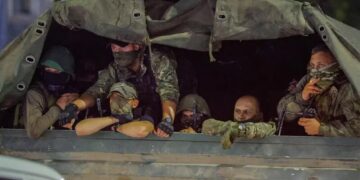 Imagen de archivo de combatientes del grupo paramilitar Wagner (REUTERS/Alexander Ermochenko)