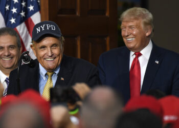 Rudy Giuliani y Donald Trump. Foto: GTRES