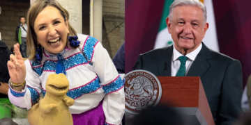 En las fotos, Xóchitl Gálvez y Andrés Manuel López Obrador. Fotos: Twitter y Presidencia