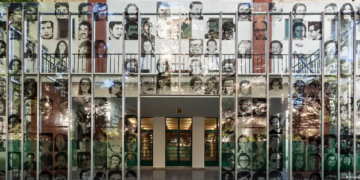 Entrada del Museo Sitio de Memoria ESMA en Buenos Aires.Imagen: Albano García/MSME