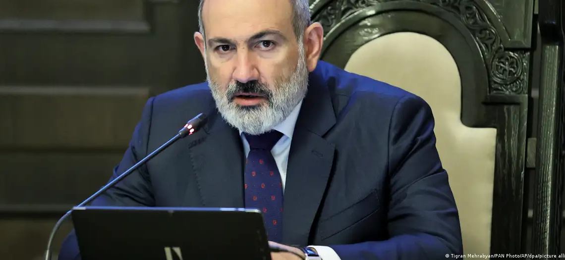 El primer ministro de Armenia, Nikol PashiniánImagen: Tigran Mehrabyan/PAN Photo/AP/dpa/picture alliance