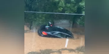 Varias zonas de metro Atlanta resultaron inundadas, como la Clark Atlanta University.(Viewer)
