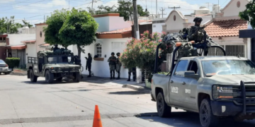 Despliegue militar en Culiacán, Sinaloa. Foto de @noticieristas