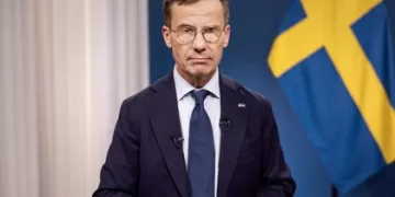 Ulf Kristersson, primer ministro de Suecia, dirige un discurso a la nación - Europa Press/Contacto/Ninni Andersson