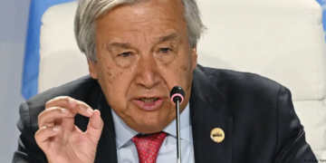 El jefe de las Naciones Unidas, Antonio Guterres.Imagen: Grigory Sysoev/SNA/IMAGO