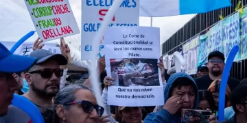 Manifestación en favor de la democracia en Guatemala. - Europa Press/Contacto/Fernando Chuy