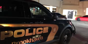 Vehículo policial de Brookhaven (CBS46/WGCL)
