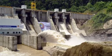 En la foto, la Central Hidroeléctrica Manduriacu.(Cortesía Presidencia de la República del Ecuador.)