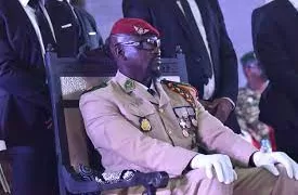 El líder de la junta militar y presidente de transición de Guinea, Mamady Doumbouya - Europa Press/Contacto/Xinhua