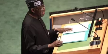 El presidente de Nigeria, Bola Tinubu, durante su discurso ante la Asamblea General de Naciones Unidas - Europa Press/Contacto/Niyi Fote - Archivo