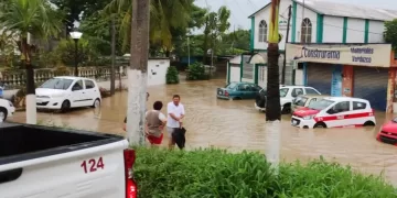 Inundación por Frente Frío 6. Foto de PC Veracruz