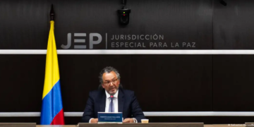 Roberto Carlos Vidal, presidente de la Jurisdicción Especial para la Paz (JEP)Imagen: Sebastian Barros/NurPhoto/IMAGO