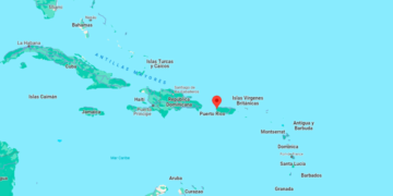 Localización de Aguadilla, Puerto Rico. Crédito: Google Maps