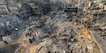 Edificios destruidos por un bombardeo del Ejército de Israel contra el campamento de refugiados de Yabalia, el más grande en la Franja de Gaza - Fadi Wael Alwhidi/dpa