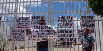 Periodistas se manifiestan en la ciudad mexicana de Chilpancingo - Europa Press/Contacto/David Juárez - Archivo