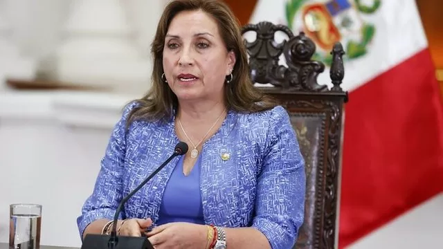 Archivo - La presidenta de Perú, Dina Boluarte - PRESIDENCIA DE PERÚ