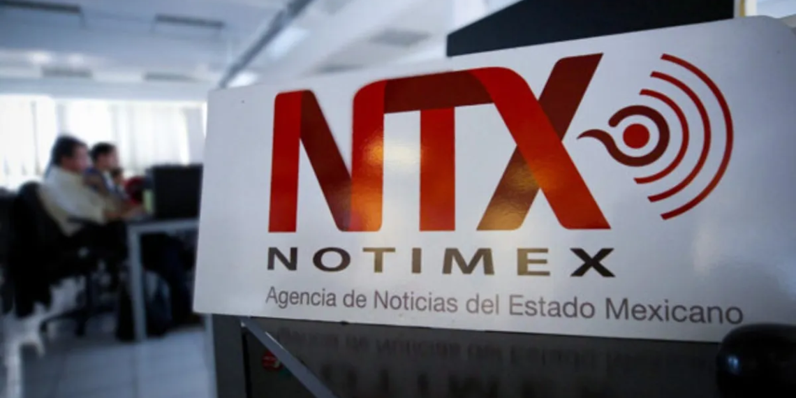 Oficinas de Notimex. Foto de @Notimex / Archivo