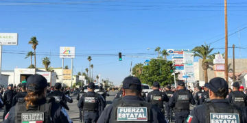 Policías de Baja California. Foto de SSC BJ