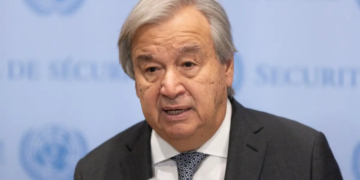 Imagen de archivo del secretario general de la ONU, António Guterres. EFE/EPA/JUSTIN LANE