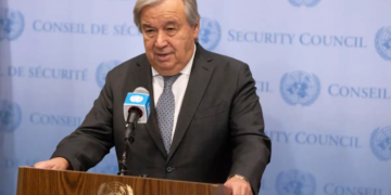 Fotografía de archivo del secretario general de la ONU, Antonio Guterres. EFE/EPA/JUSTIN LANE