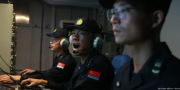 Imagen de archivo. Marinos chinos durante un ejercicio militar.Imagen: picture alliance / Xinhua News Agency