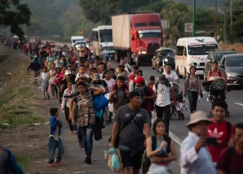 Archivo - Una caravana de migrantes en México (Archivo) - Europa Press/Contacto/Hector Adolfo Quintanar Pere