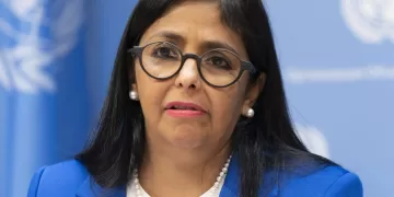 Archivo - La vicepresidenta de Venezuela, Delcy Rodríguez - Europa Press/Contacto/Lev Radin