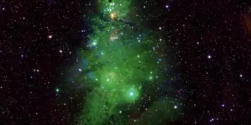 Imagen captada por el Telescopio Chandra de la NASA. Foto: @NASA