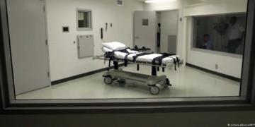 Sala de ejecuciones en la Holman Correctional Facility de Atmore, estado de Alabama, Estados UnidosImagen: picture-alliance/AP Photo/M. Marti