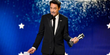 Robert Downey Jr. en los Critic's Choice Awards 2024 en Santa Mónica. (Crédito: Michael Buckner/Variety/Getty Images)