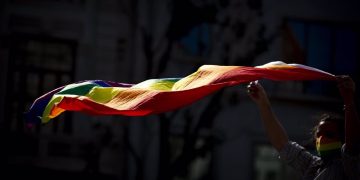Imagen de archivo de una bandera arcoíris. - DIOGO BAPTISTA / ZUMA PRESS / CONTACTOPHOTO